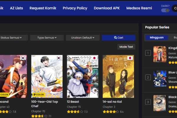 Aktivitas Baca Komik Online, Dari Kertas ke Layar