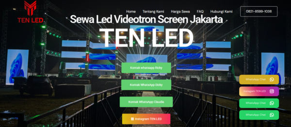 Sewa Videotron Jakarta, Rekomendasi Vendor Event & Harga Terbaru